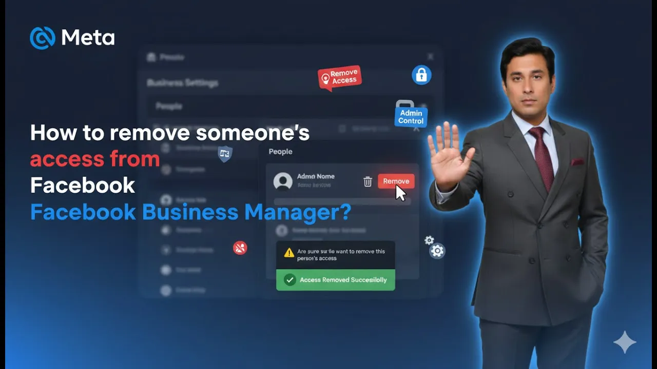How to Remove someone’s access from Facebook Business Manager?