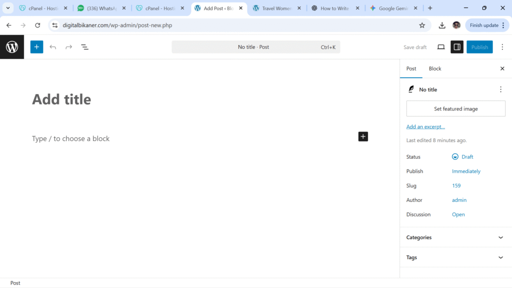 Writing a Strong Blog Title First