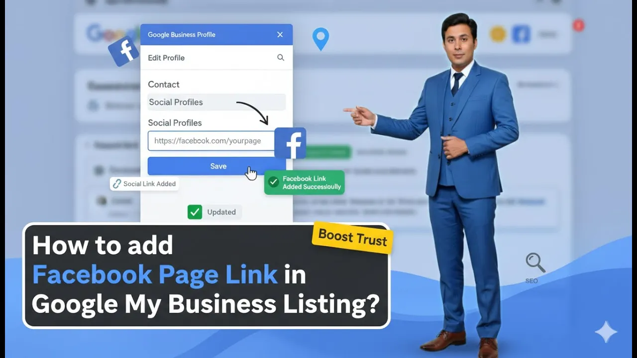 How to Add Facebook Page Link to Google My Business?