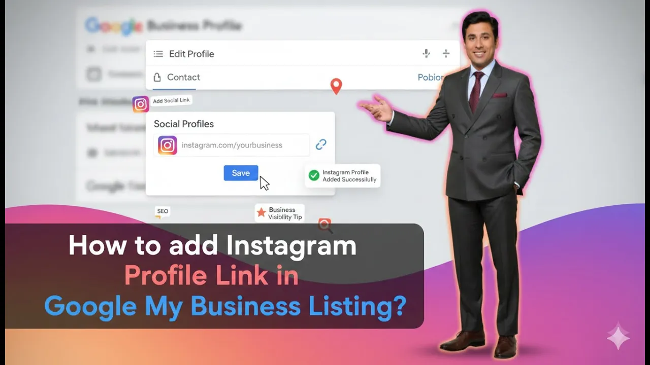 How to add Instagram Profile Link in Google My Business?
