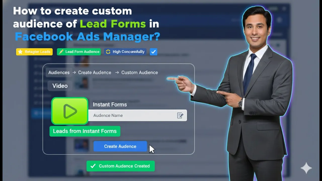 In this article we are going to discuss about How to create custom audience of Lead Forms in Facebook Ads Manager