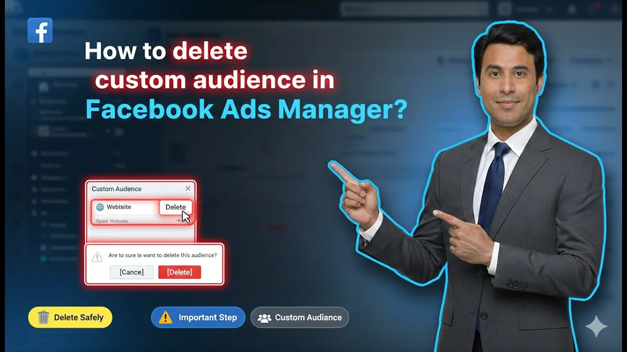 In this article we are going to discuss about How to delete custom audience in Facebook Ads Manager