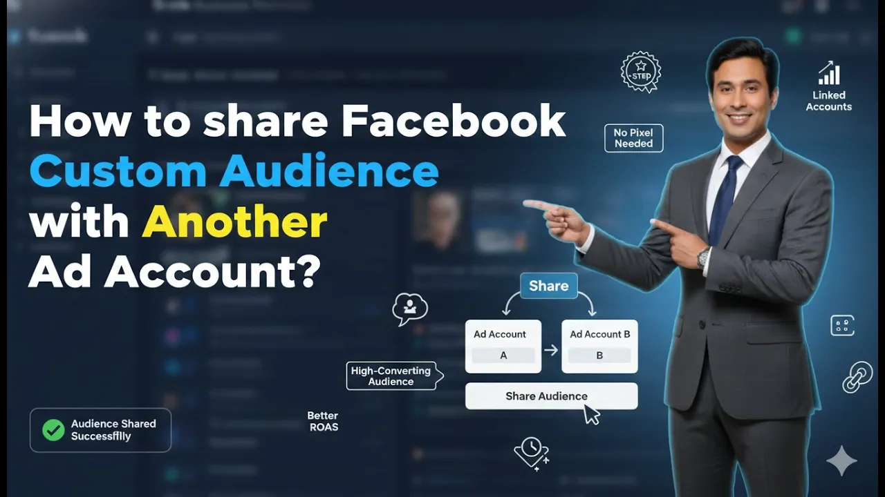 How to Share Facebook Custom Audience in Another Ad Account?