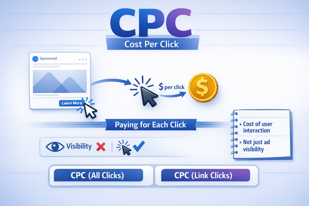 What is CPC in Facebook ads cost per click explained