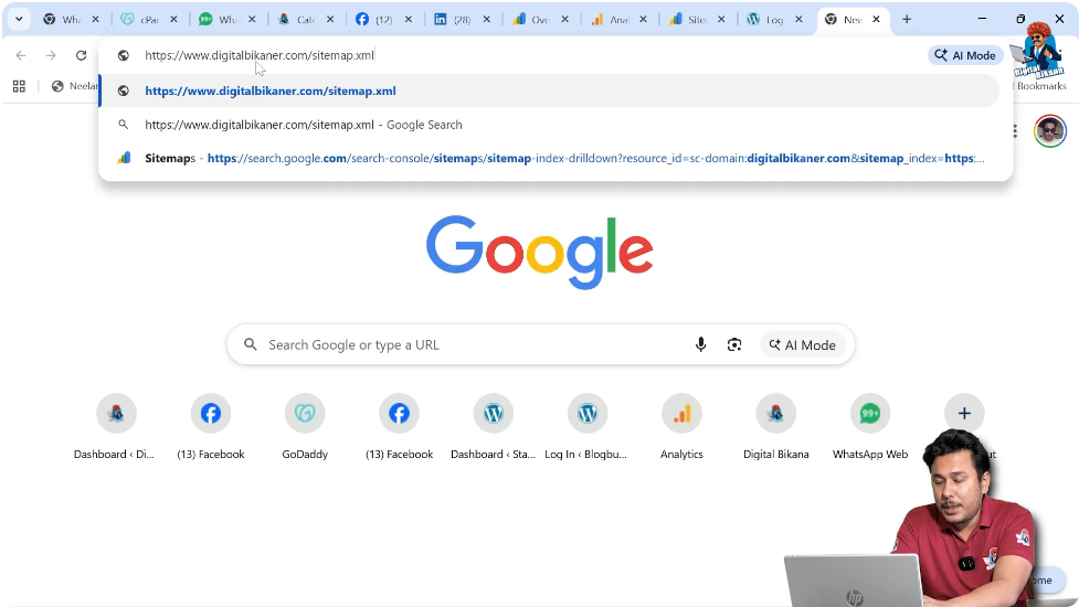 Add sitemap xml