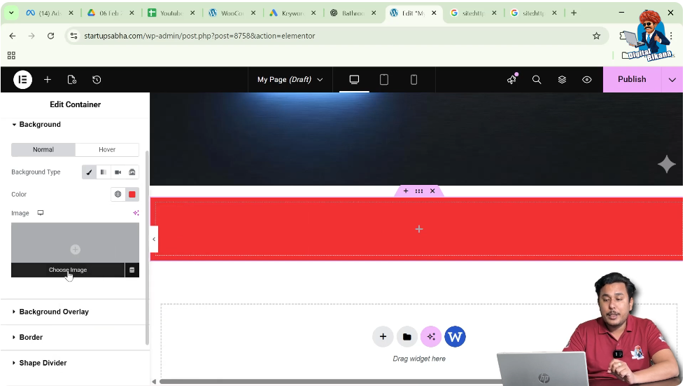 Click Choose Image