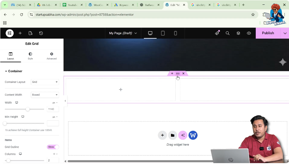 Click the Six Dots Icon