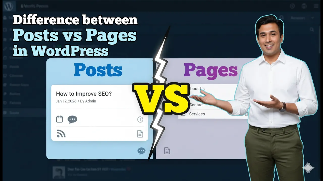 Difference Between Posts and Pages in a WordPress Website