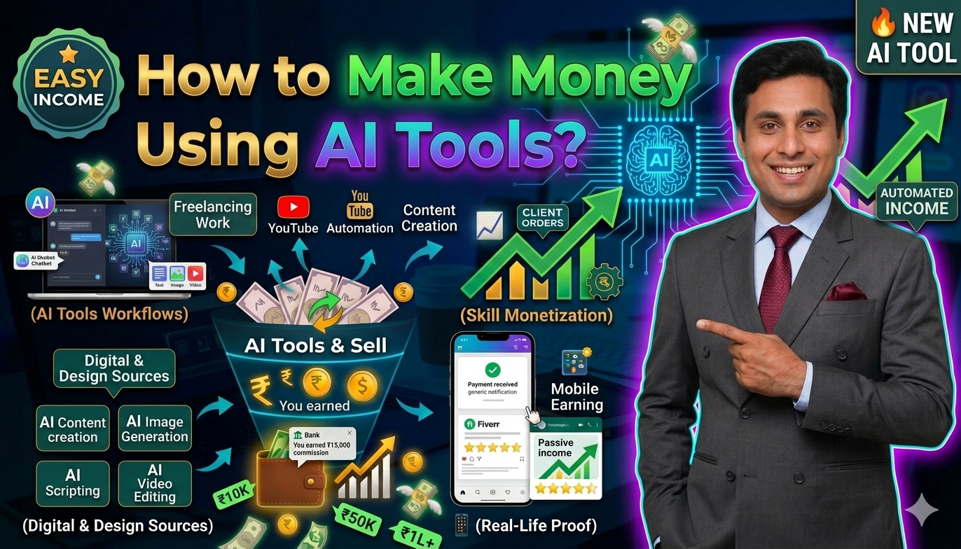 How to Make Money Using AI Tools?