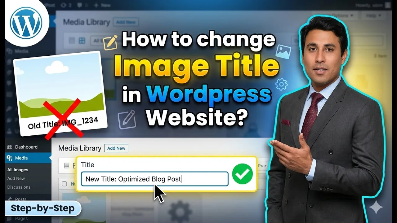 How to Change the Image Title in a WordPress Website?