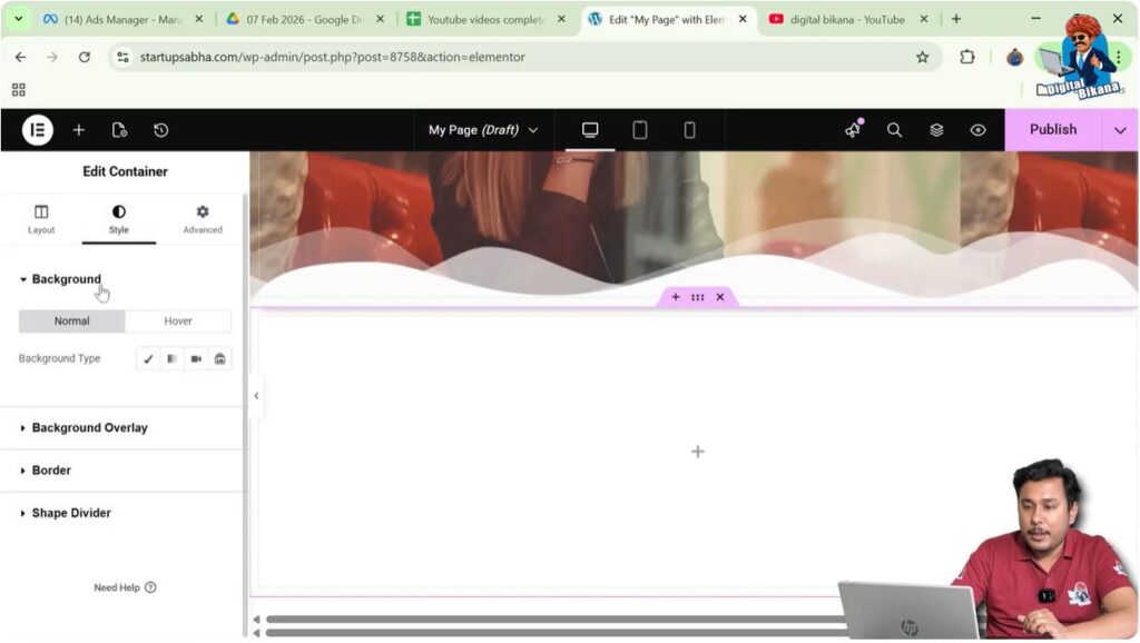 Open Background Settings