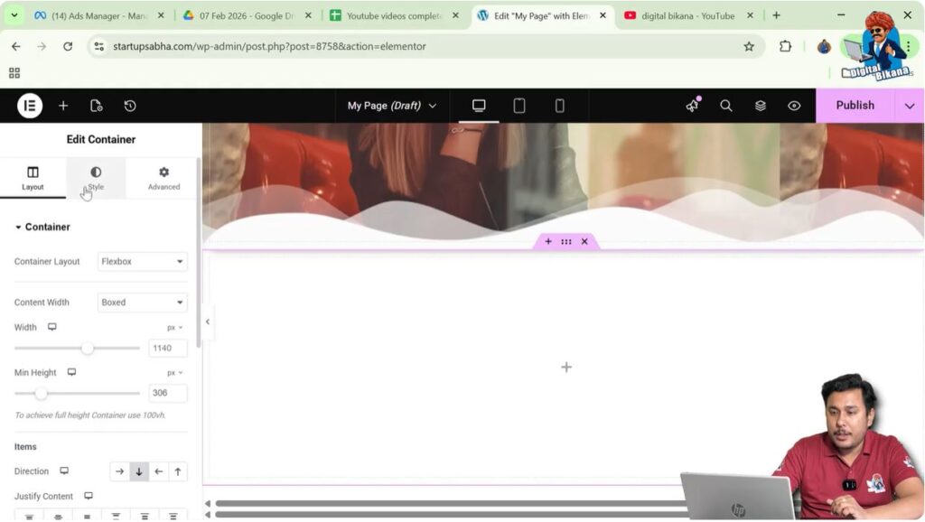 Open Style Settings