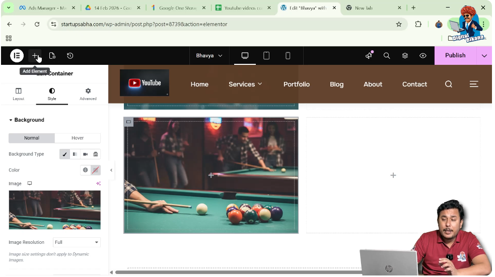 Open Widget Panel