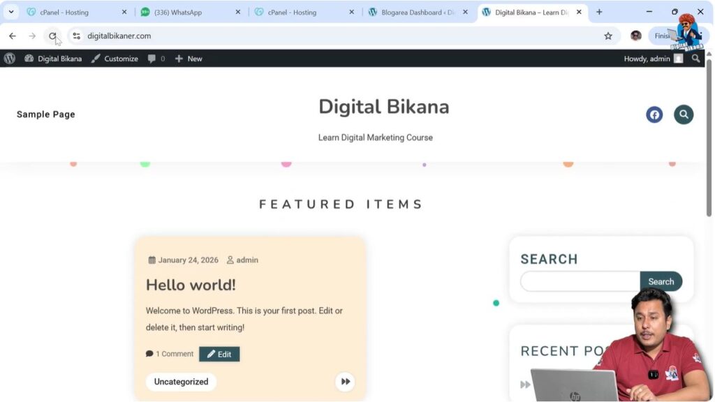 Refresh Website