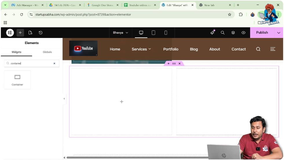 Search for Container