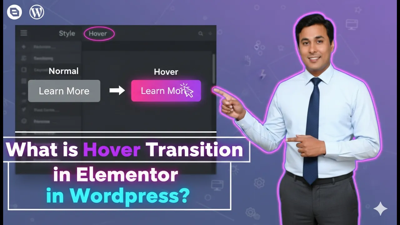 What is Hover Transition in Elementor?