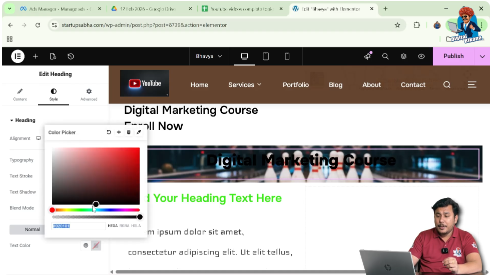 Change Text Color