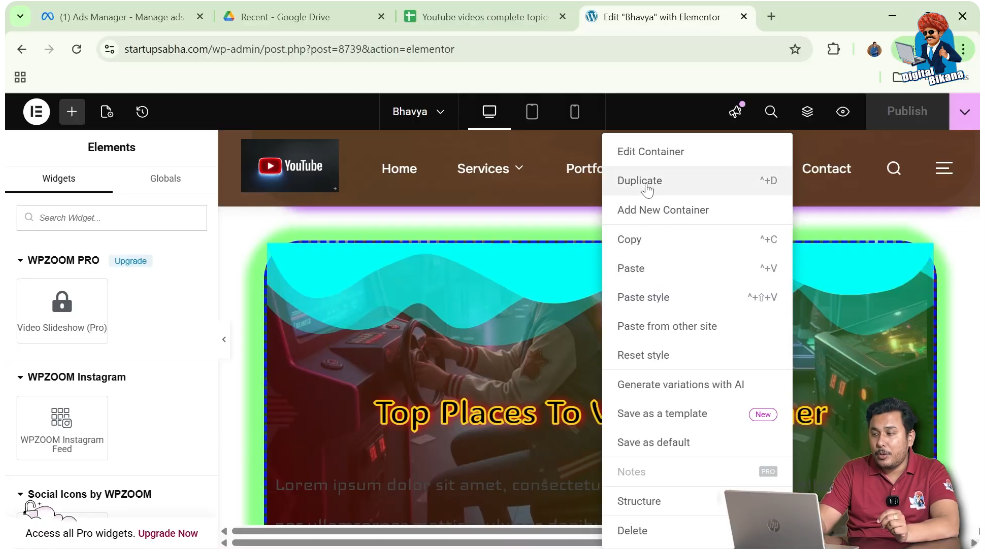 Click Duplicate