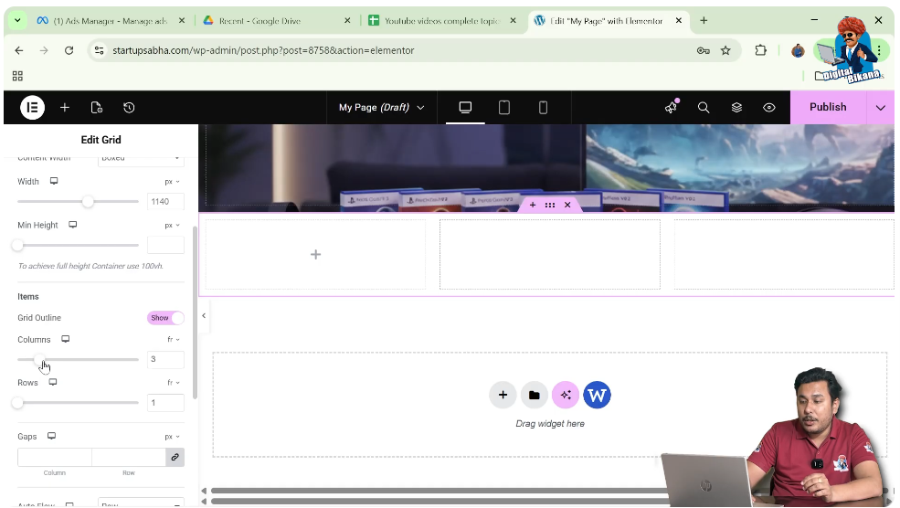 Increase Columns